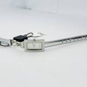 D&C Milano DW0264 Women's Silver Watch with Brown Strap